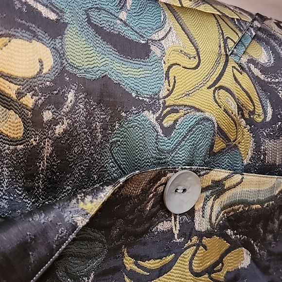 3 Sisters floral print long blazer coat size M - Picture 3 of 7